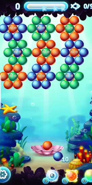 Play Sea Bubble Shooter as an online game Sea Bubble Shooter with UptoPlay
