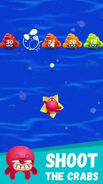 Play Sea Bubble War - Crabs VS Octopus as an online game Sea Bubble War - Crabs VS Octopus with UptoPlay
