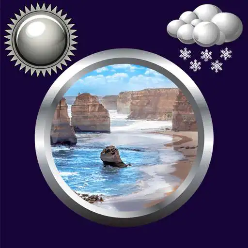 Free play online Sea Clock And Weather Widget  APK
