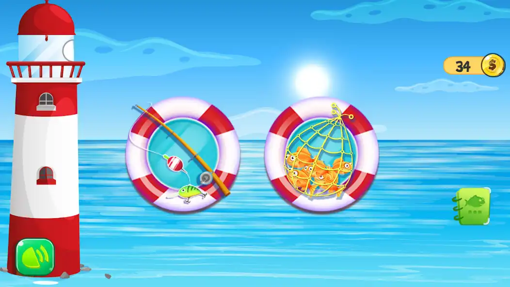 Play sea fishing game as an online game sea fishing game with UptoPlay