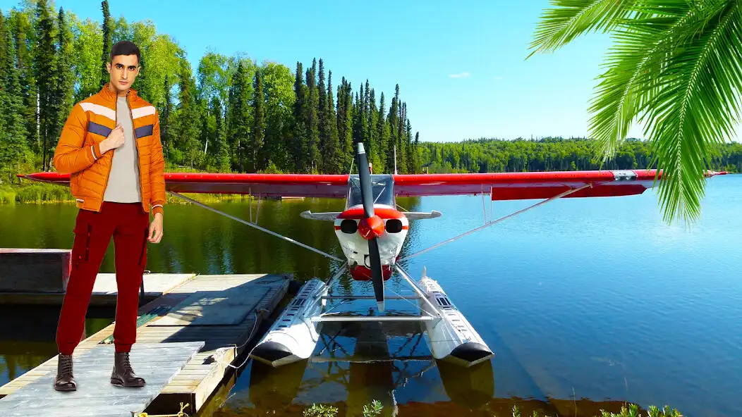 Play Sea Flight Photo Editor Frame as an online game Sea Flight Photo Editor Frame with UptoPlay