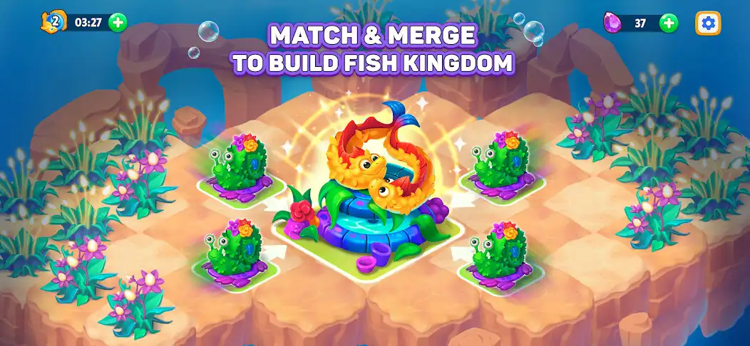 Play Sea Merge: Fish games in Ocean  and enjoy Sea Merge: Fish games in Ocean with UptoPlay