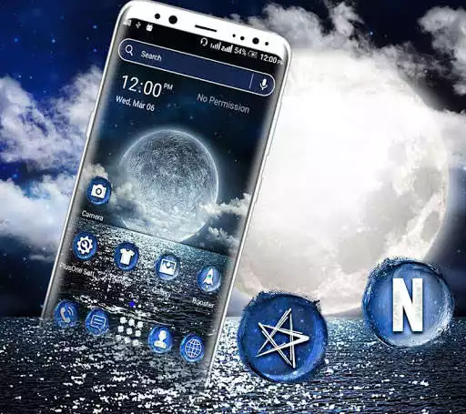 Play Sea Moon Launcher Theme  and enjoy Sea Moon Launcher Theme with UptoPlay