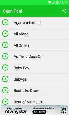 Play Sean Paul Rockabye Songs
