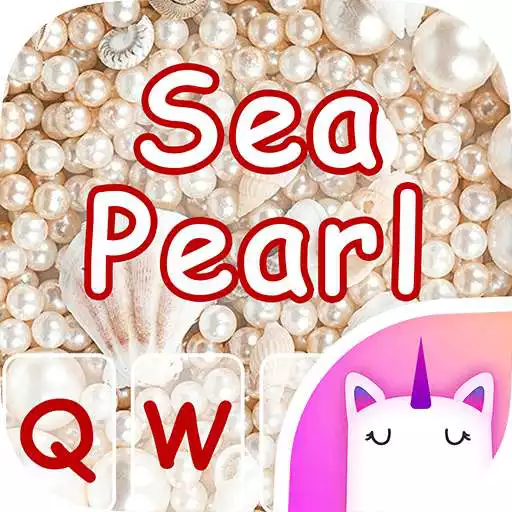 Play Sea Pearl Emoji Keyboard Theme APK