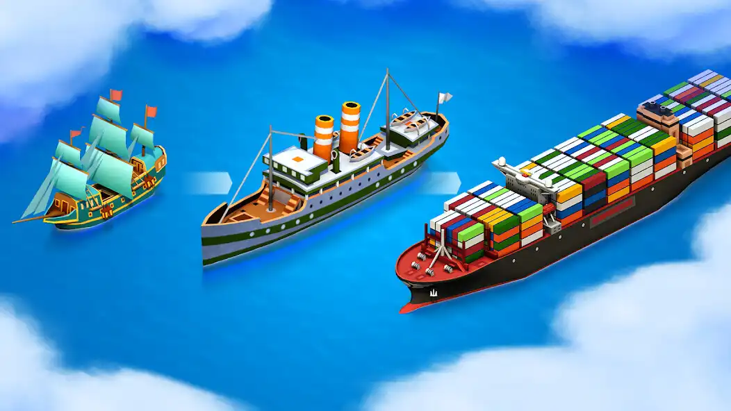 Play Sea Port: Cargo Boat Tycoon as an online game Sea Port: Cargo Boat Tycoon with UptoPlay
