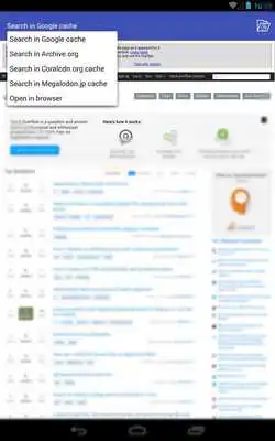 Play Search page in Web Archive