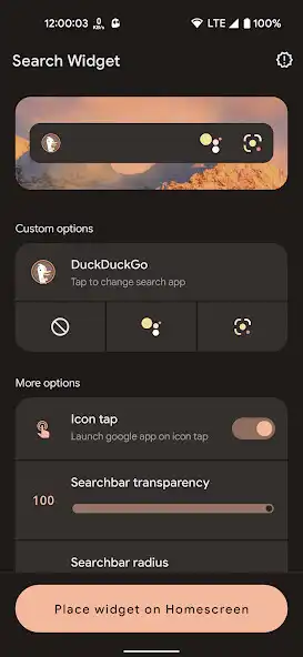 Play Search Widget (Material You)  and enjoy Search Widget (Material You) with UptoPlay