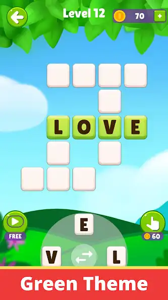 Play Search Word Puzzle Game as an online game Search Word Puzzle Game with UptoPlay