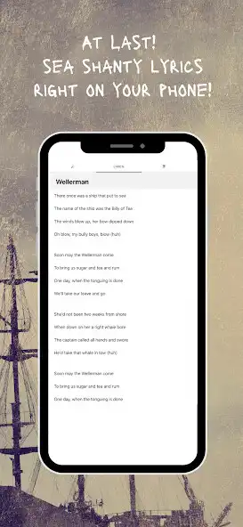 Play Sea Shanty Lyrics  and enjoy Sea Shanty Lyrics with UptoPlay