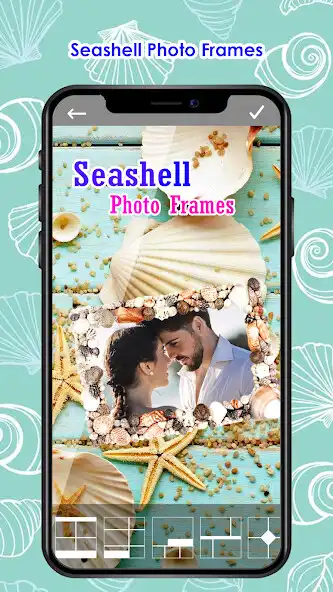 Play Seashell Photo Editor Frames as an online game Seashell Photo Editor Frames with UptoPlay