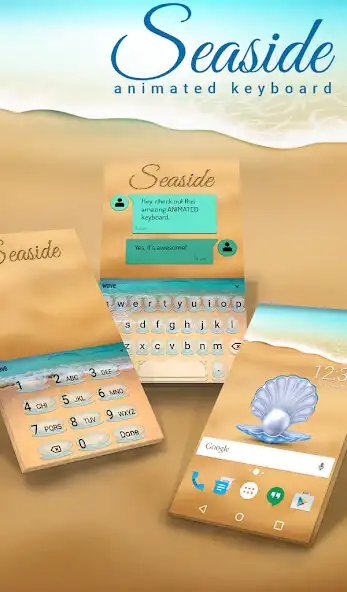 Play Seaside Animated Keyboard + Live Wallpaper  and enjoy Seaside Animated Keyboard + Live Wallpaper with UptoPlay
