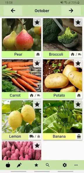 Play Seasonal Foods Calendar as an online game Seasonal Foods Calendar with UptoPlay