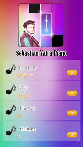Play Sebastian Yatra Piano Tiles Game as an online game Sebastian Yatra Piano Tiles Game with UptoPlay