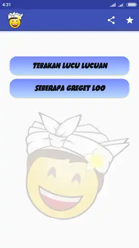 Play Seberapa Greget Tebakan Lucu  and enjoy Seberapa Greget Tebakan Lucu with UptoPlay