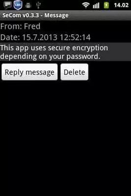 Play SeCom - encrypted messages