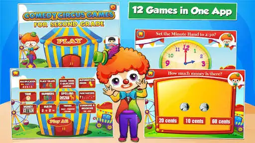 Play Second Grade Games: Circus Fun  and enjoy Second Grade Games: Circus Fun with UptoPlay