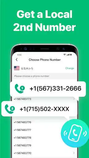 Play Second Phone Number - 2nd Line  and enjoy Second Phone Number - 2nd Line with UptoPlay