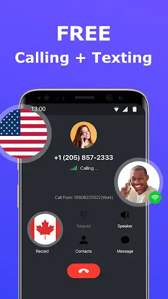 Play Second Phone Number - TalkU  and enjoy Second Phone Number - TalkU with UptoPlay