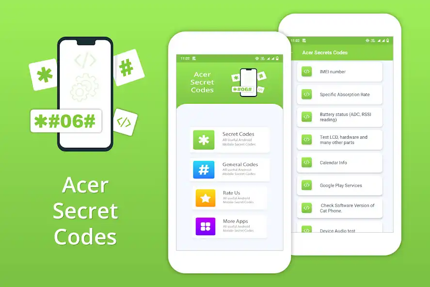 Play Secret Codes for ACER Mobiles  and enjoy Secret Codes for ACER Mobiles with UptoPlay