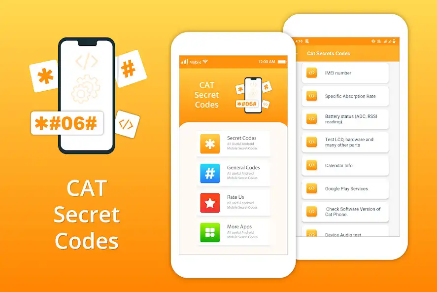 Play Secret Codes for CAT Mobiles  and enjoy Secret Codes for CAT Mobiles with UptoPlay