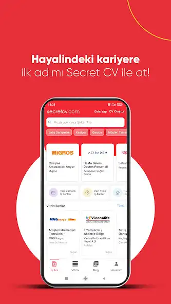 Play Secretcv - İş İlanı Ara  Bul  and enjoy Secretcv - İş İlanı Ara  Bul with UptoPlay