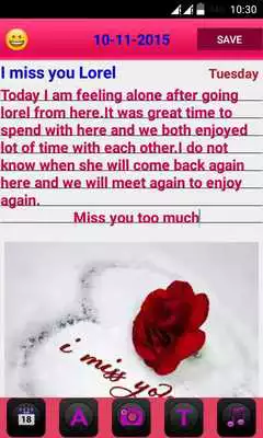 Play Secret diary with lock