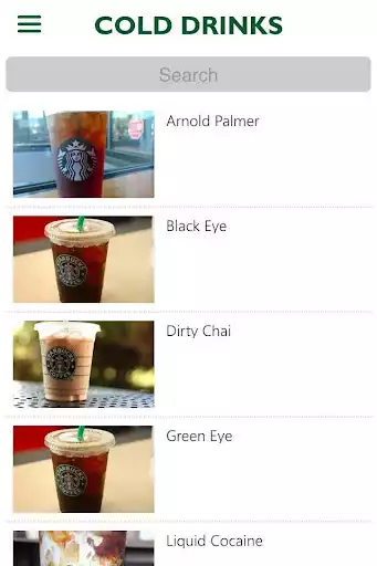 Play Secret Menu for Starbucks as an online game Secret Menu for Starbucks with UptoPlay