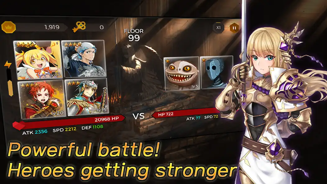 Play Secret Tower VIP (IDLE RPG) as an online game Secret Tower VIP (IDLE RPG) with UptoPlay
