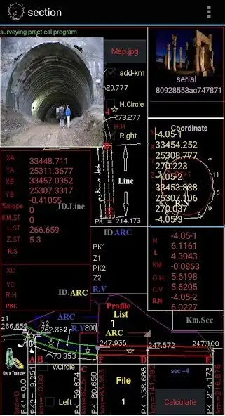 Play Section tunnel surveying  and enjoy Section tunnel surveying with UptoPlay