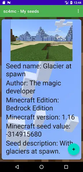 Play Seed chest for MC as an online game Seed chest for MC with UptoPlay
