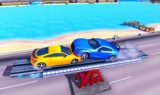 Play SeeSaw Ramp Car Balance Drive as an online game SeeSaw Ramp Car Balance Drive with UptoPlay