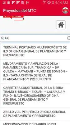 Play Seguimiento de proyectos MTC