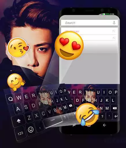 Play Sehun EXO Keyboard Theme for EXO-Ls Fans  and enjoy Sehun EXO Keyboard Theme for EXO-Ls Fans with UptoPlay