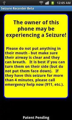 Play Seizure Alert and Recorder