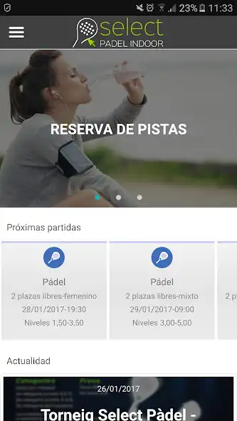Play Select Padel Indoor as an online game Select Padel Indoor with UptoPlay