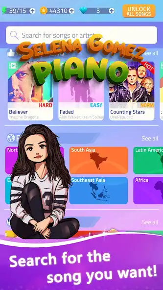 Play Selena Gomez Music Piano Tiles and enjoy Selena Gomez Music Piano Tiles with UptoPlay Play Selena Gomez Music Piano Tiles and enjoy Selena Gomez Music Piano Tiles with UptoPlay