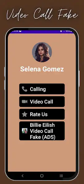Play Selena Gomez Video Call Fake as an online game Selena Gomez Video Call Fake with UptoPlay