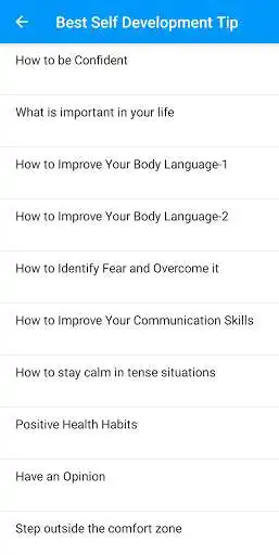 Play Self Development Tips  and enjoy Self Development Tips with UptoPlay