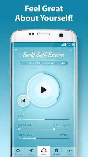 Play Self-Esteem Hypnosis - Positive Daily Affirmations  and enjoy Self-Esteem Hypnosis - Positive Daily Affirmations with UptoPlay