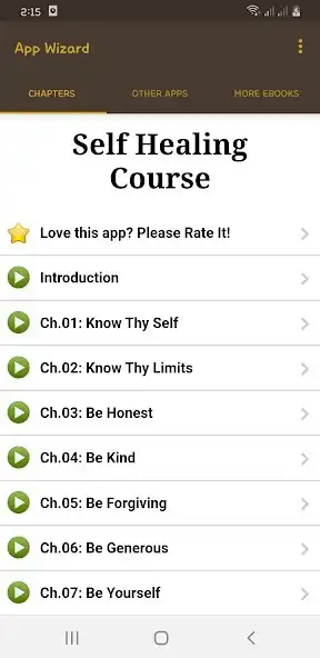 Play Self Healing Course as an online game Self Healing Course with UptoPlay