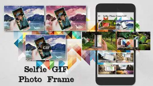 Play Selfie GIF Photo Frame Editor  and enjoy Selfie GIF Photo Frame Editor with UptoPlay