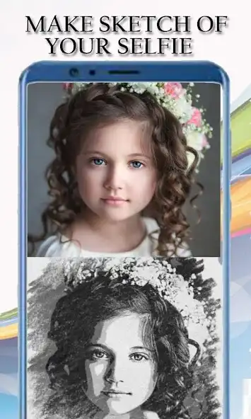 Play Selfie Photo Sketch-Photo Editor Pencil Sketch Art as an online game Selfie Photo Sketch-Photo Editor Pencil Sketch Art with UptoPlay