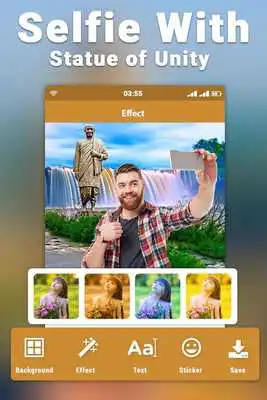 Play Selfie with Statue of Unity Play Selfie with Statue of Unity