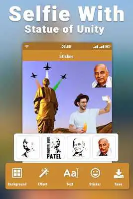 Play Selfie with Statue of Unity Play Selfie with Statue of Unity