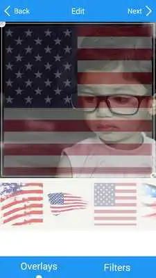 Play Selfie with USA flag