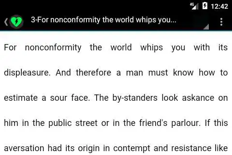 Play Self Reliance by R.W. Emerson  and enjoy Self Reliance by R.W. Emerson with UptoPlay