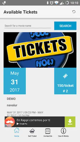 Play Sell Movie Ticket  and enjoy Sell Movie Ticket with UptoPlay
