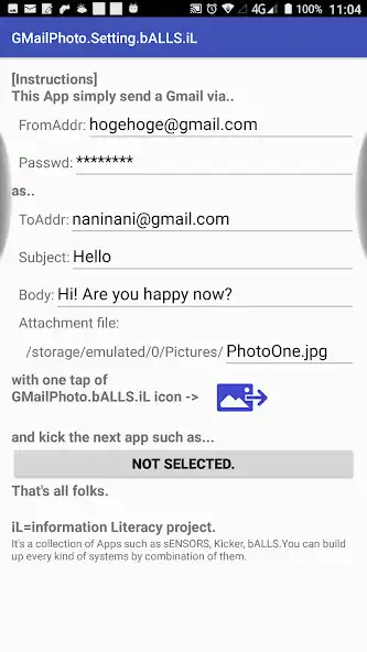 Play Send a mail with photo  and enjoy Send a mail with photo with UptoPlay