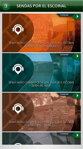 Play Sendas audioguiadas - La Leal Villa de El Escorial  and enjoy Sendas audioguiadas - La Leal Villa de El Escorial with UptoPlay